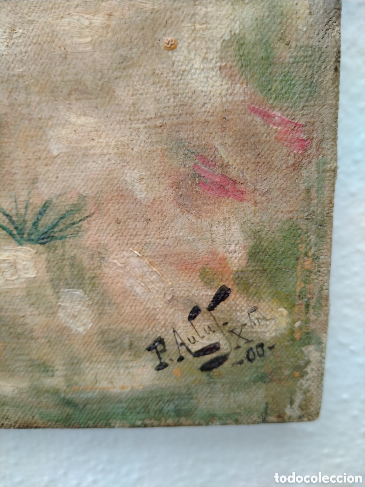 Arte: &Oacute;leo sobre lienzo firmado. - Foto 3