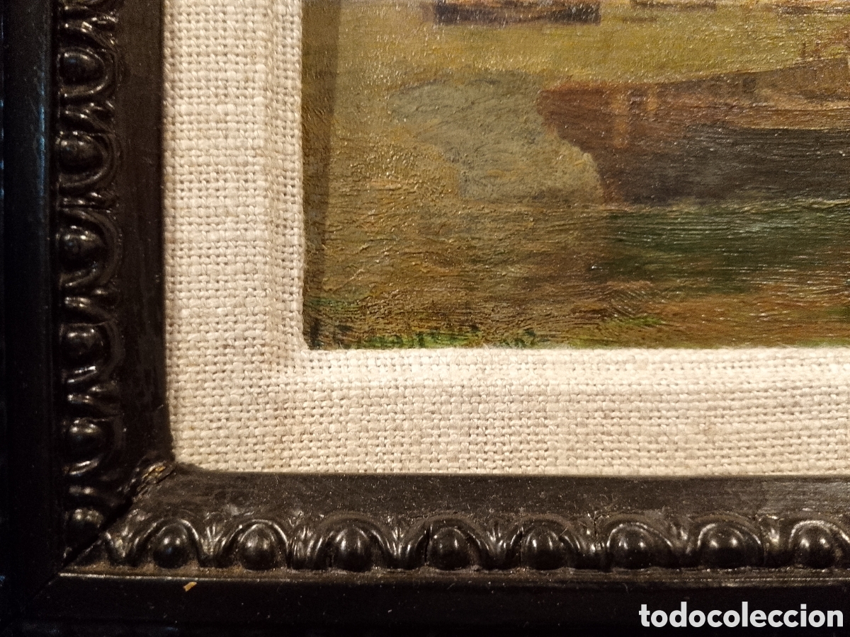 Arte: &Oacute;leo sobre tabla de Walter Elmer shofield - Foto 3
