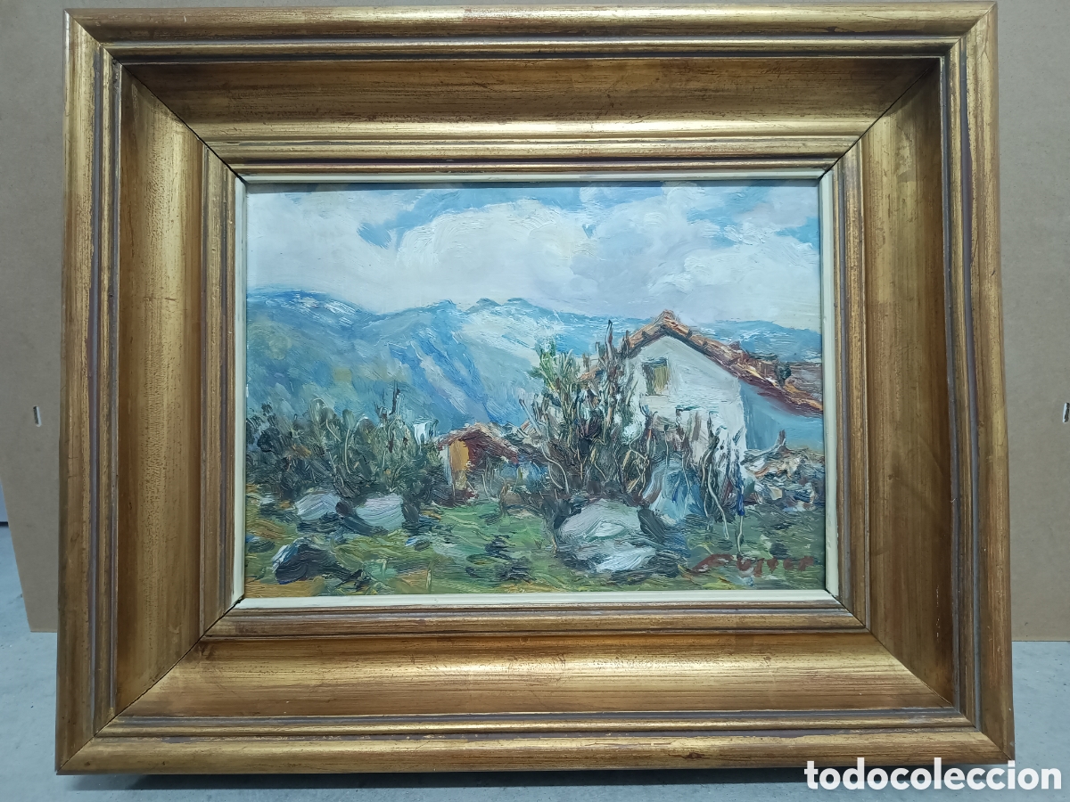 Arte: CUADRO ENMARCADO PAISAJE - 46x40cm - FIRMADO POR FUSTER