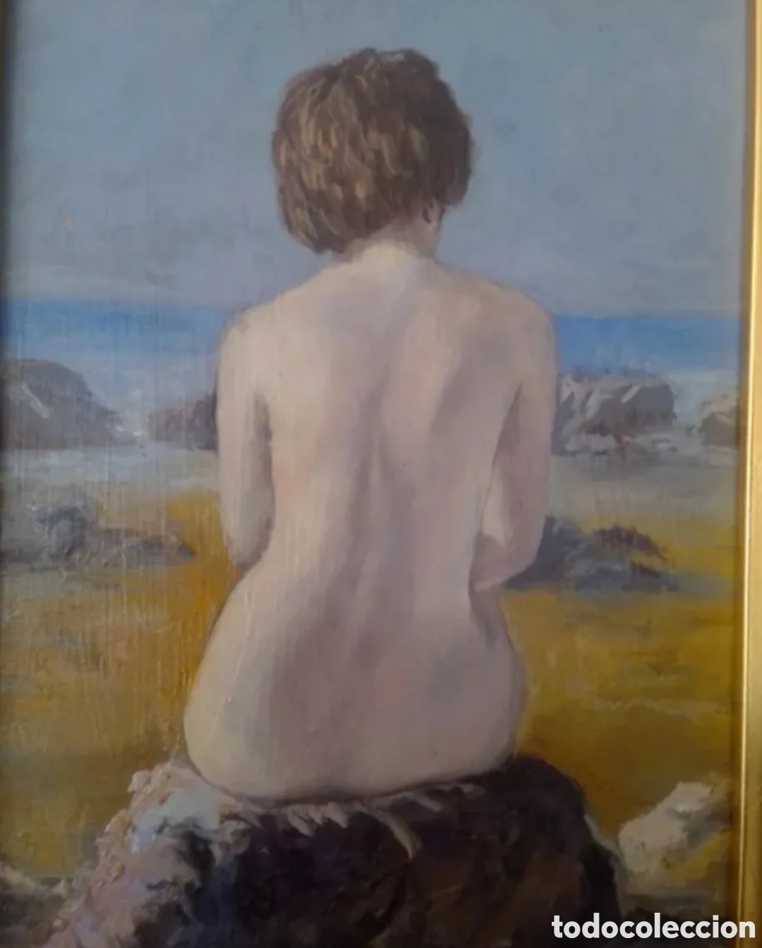 Arte: Salazar. Oleo enmarcado - Foto 2
