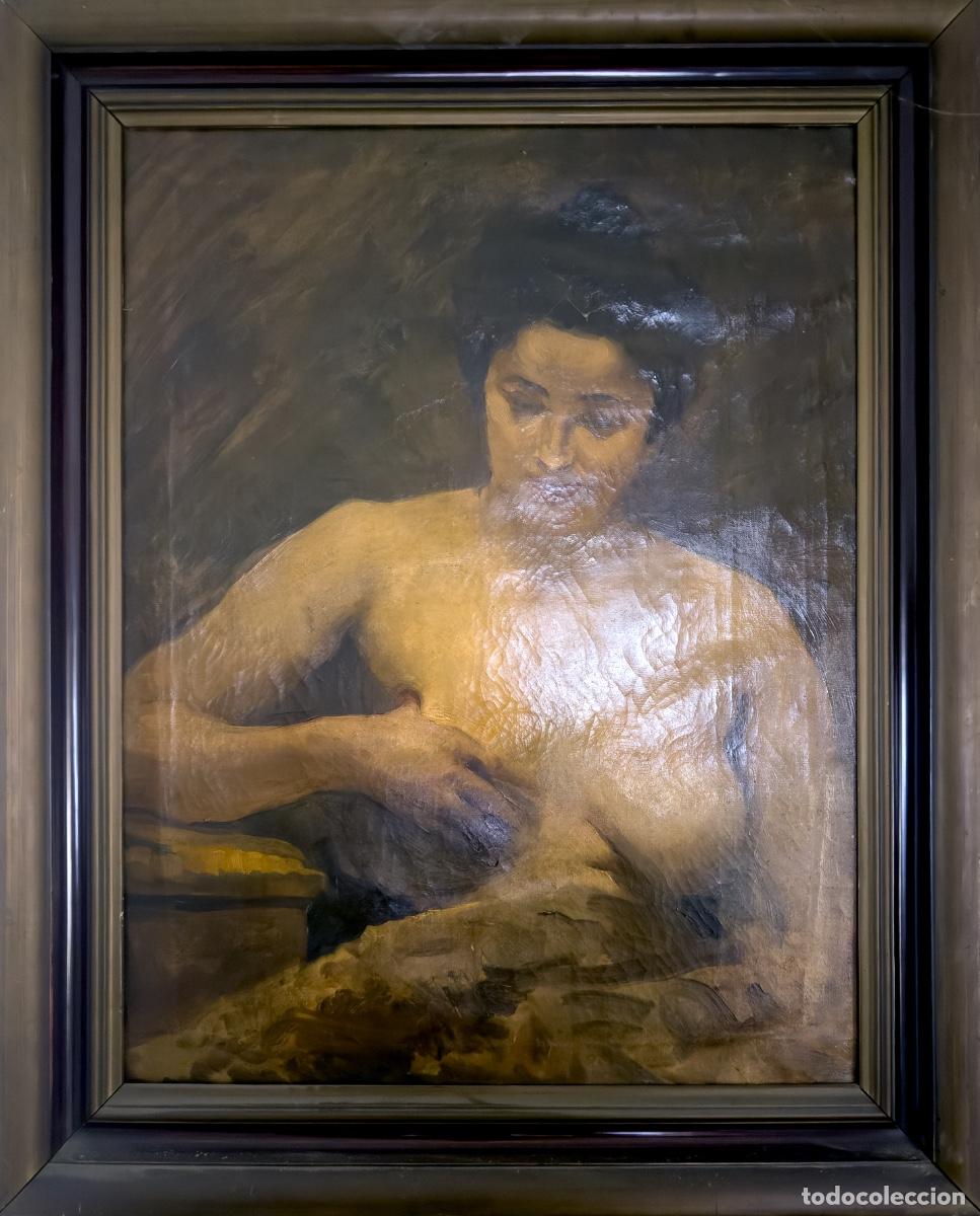 Arte: EXTRAORDINARIO DESNUDO ESCUELA FRANCESA IMPRESIONISTA SIGLO XIX