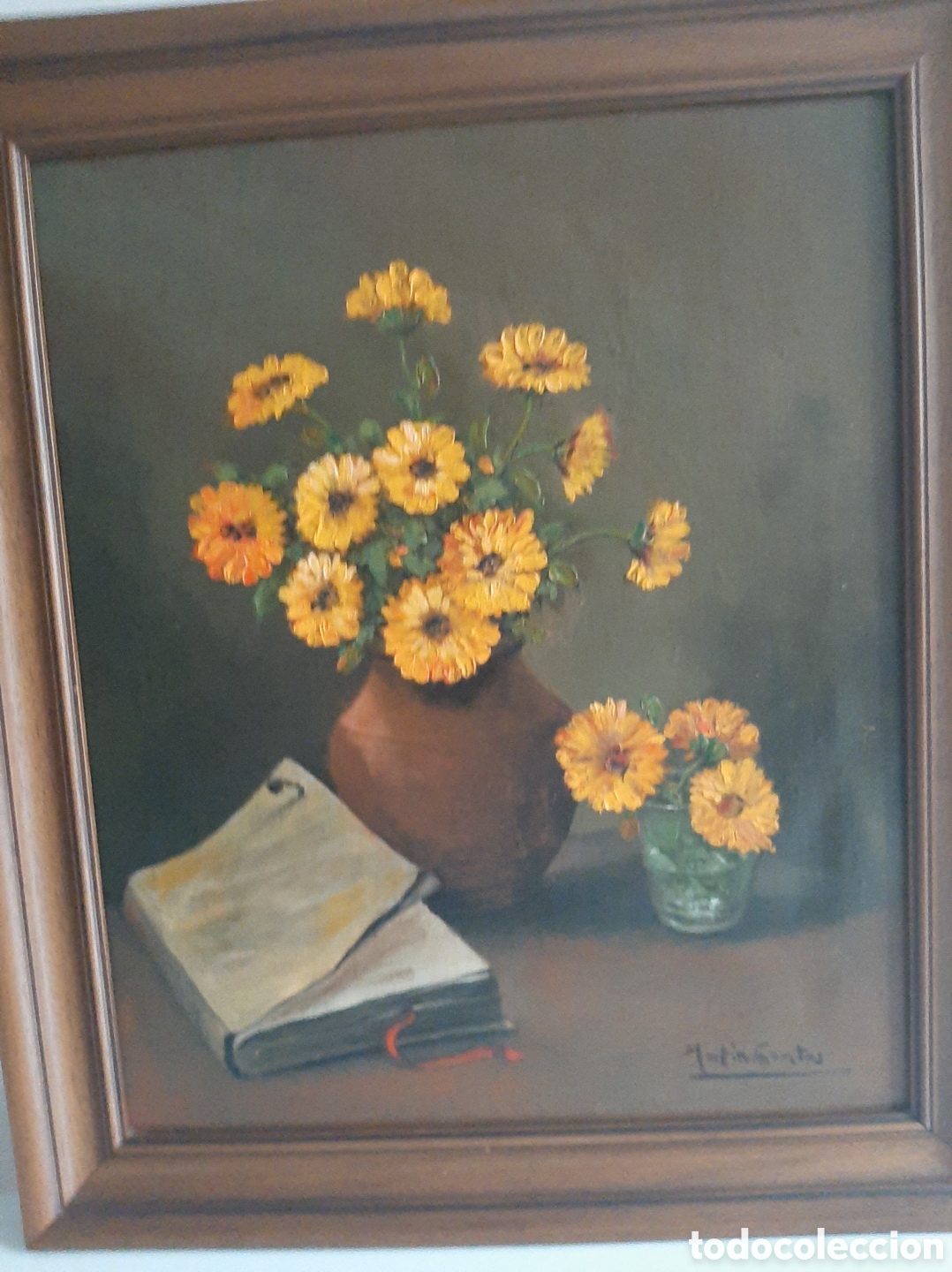 Arte: &Oacute;leo Mart&iacute;n-Santos Bodeg&oacute;n de flores - Foto 2