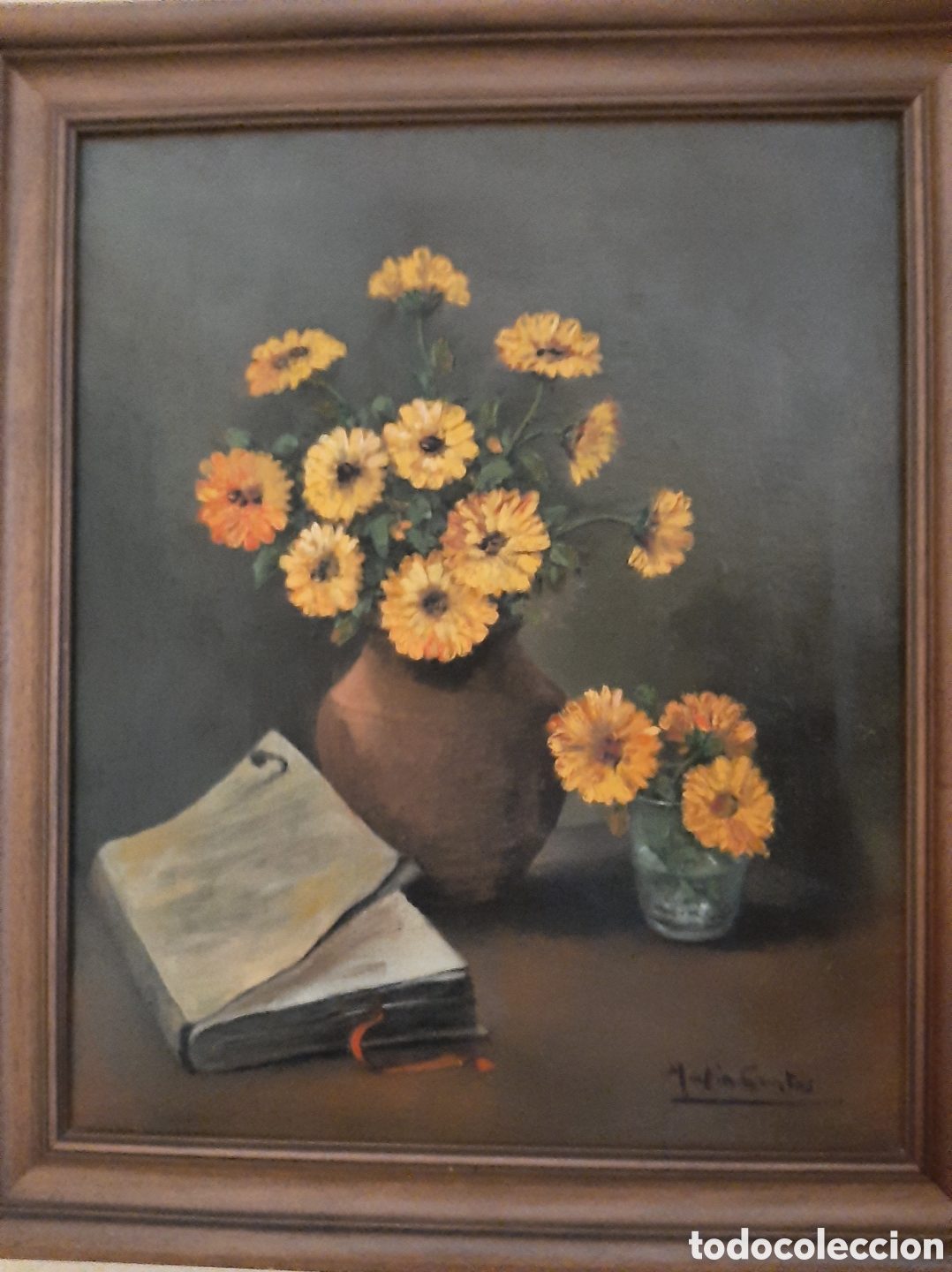 Arte: &Oacute;leo Mart&iacute;n-Santos Bodeg&oacute;n de flores - Foto 1