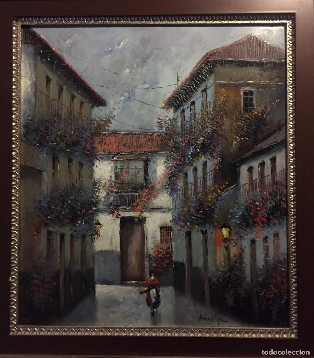 Arte: MORENO ORTEGA. Oleo original - Foto 2