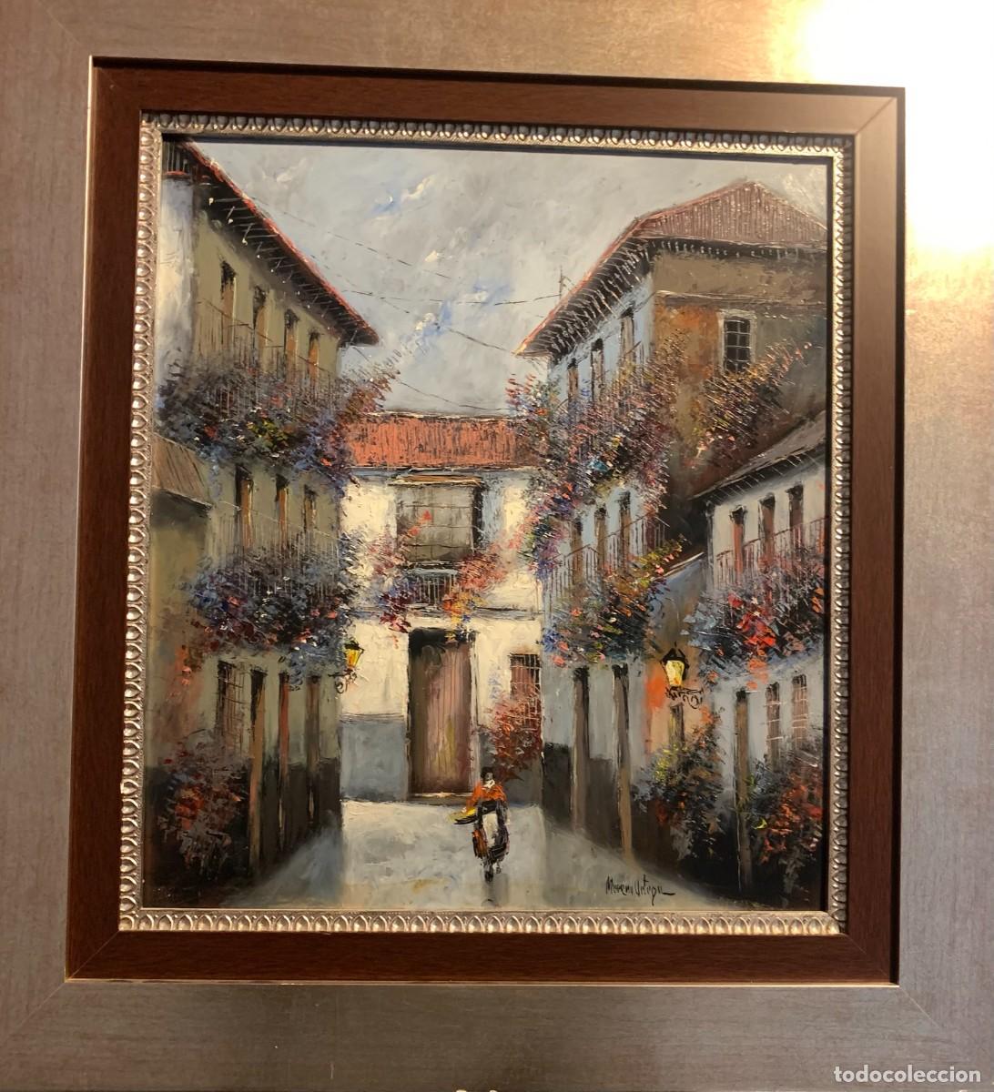 Arte: MORENO ORTEGA. Oleo original - Foto 3