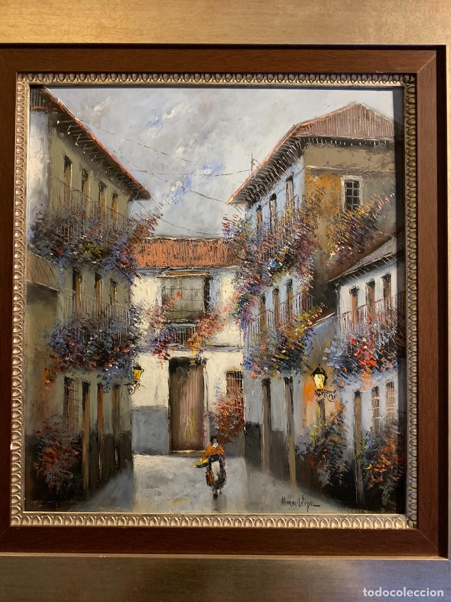 Arte: MORENO ORTEGA. Oleo original - Foto 6