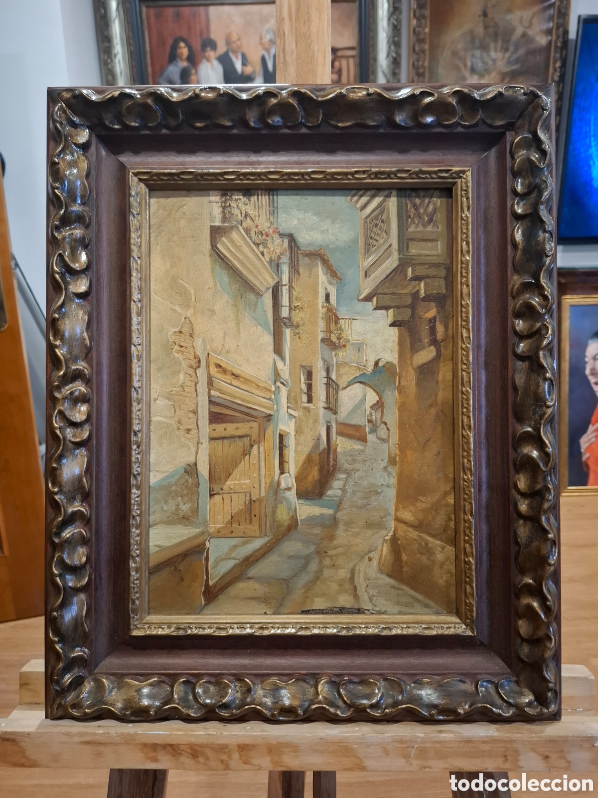 Arte: Oleo sobre tabla 46.5x 37,5 - Foto 1
