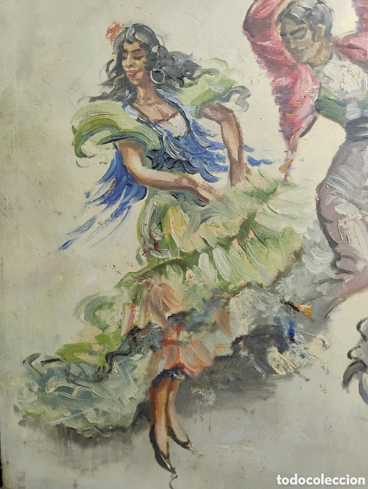 Arte: Cuadro expresi&oacute;n flamenca.Bailaore - Foto 10