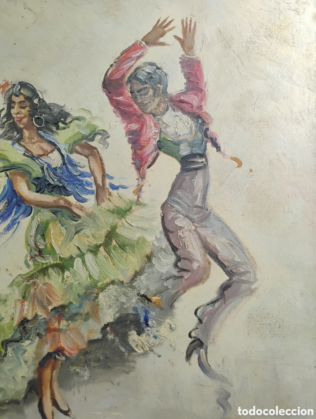 Arte: Cuadro expresi&oacute;n flamenca.Bailaore - Foto 11