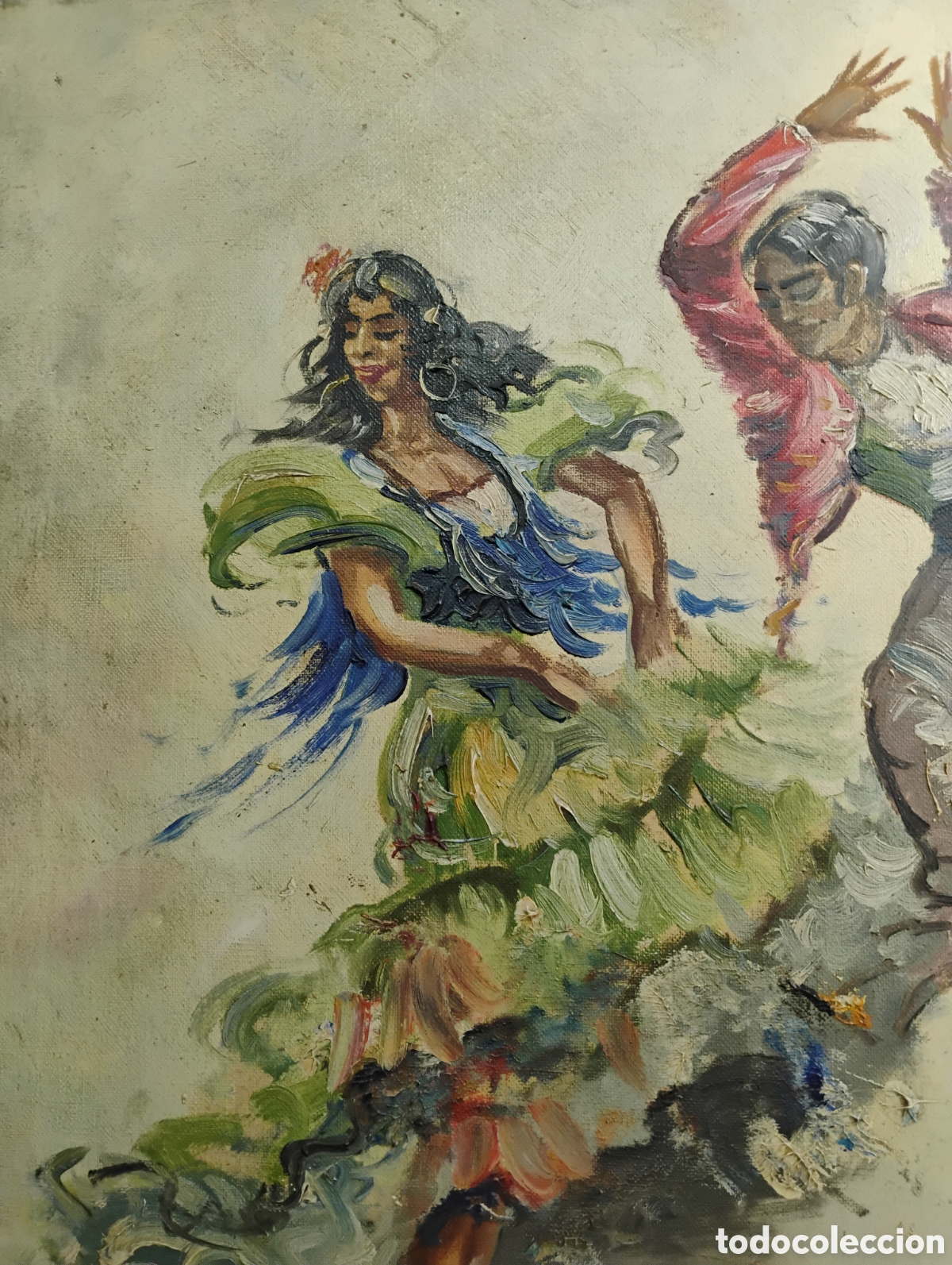 Arte: Cuadro expresi&oacute;n flamenca.Bailaore - Foto 14