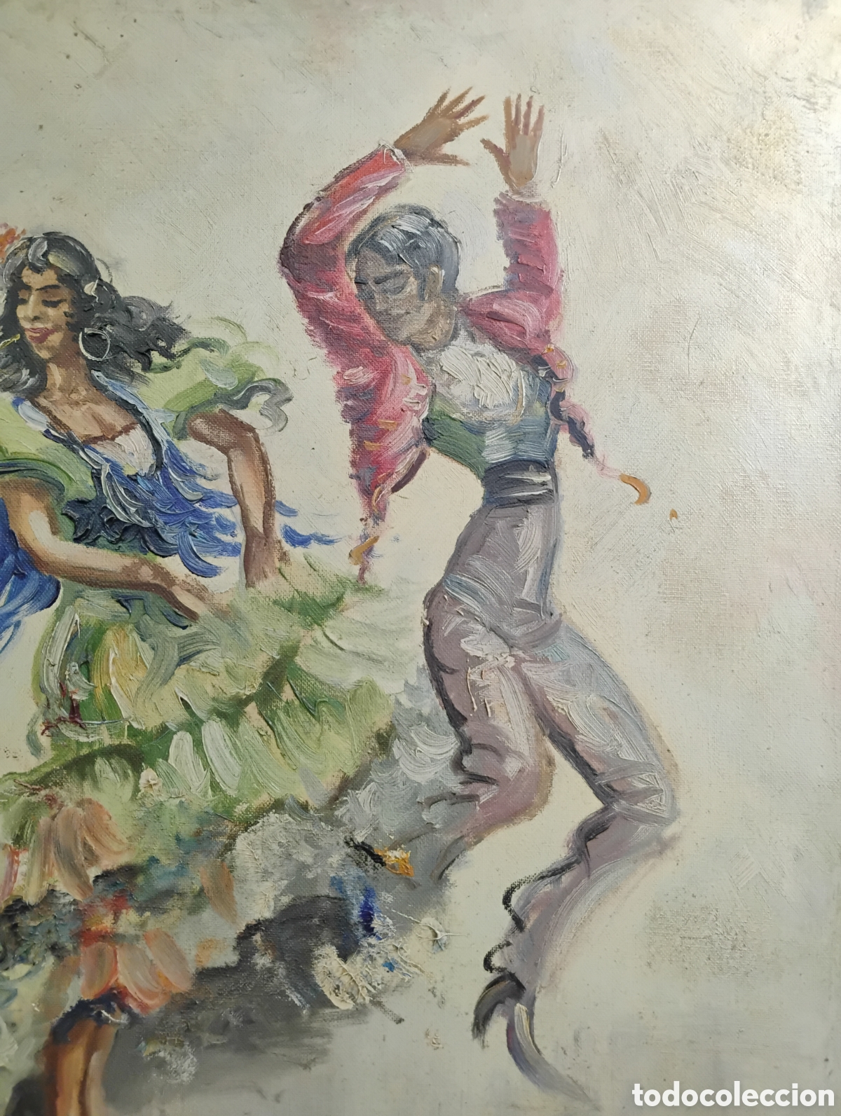 Arte: Cuadro expresi&oacute;n flamenca.Bailaore - Foto 15