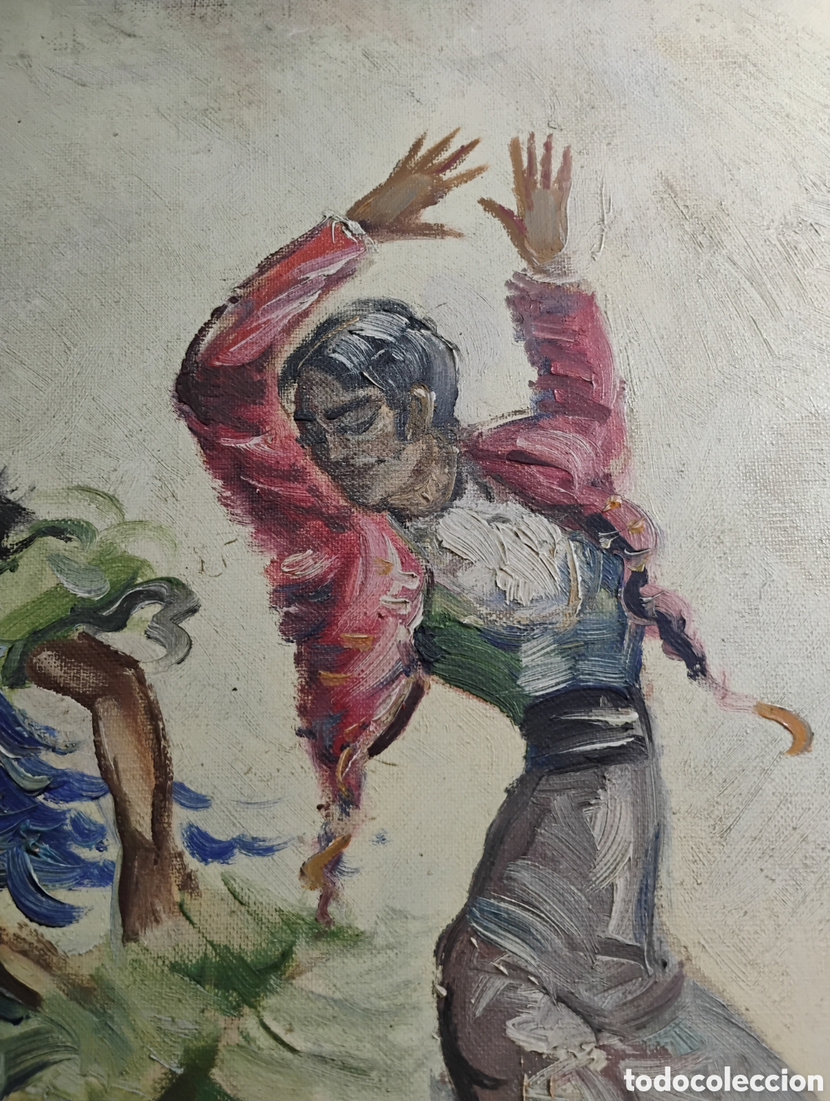Arte: Cuadro expresi&oacute;n flamenca.Bailaore - Foto 9