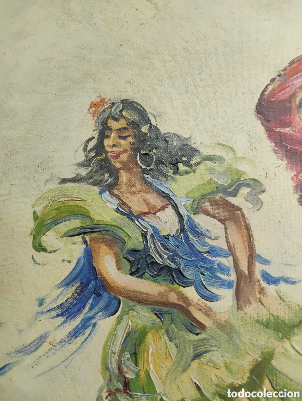 Arte: Cuadro expresi&oacute;n flamenca.Bailaore - Foto 12