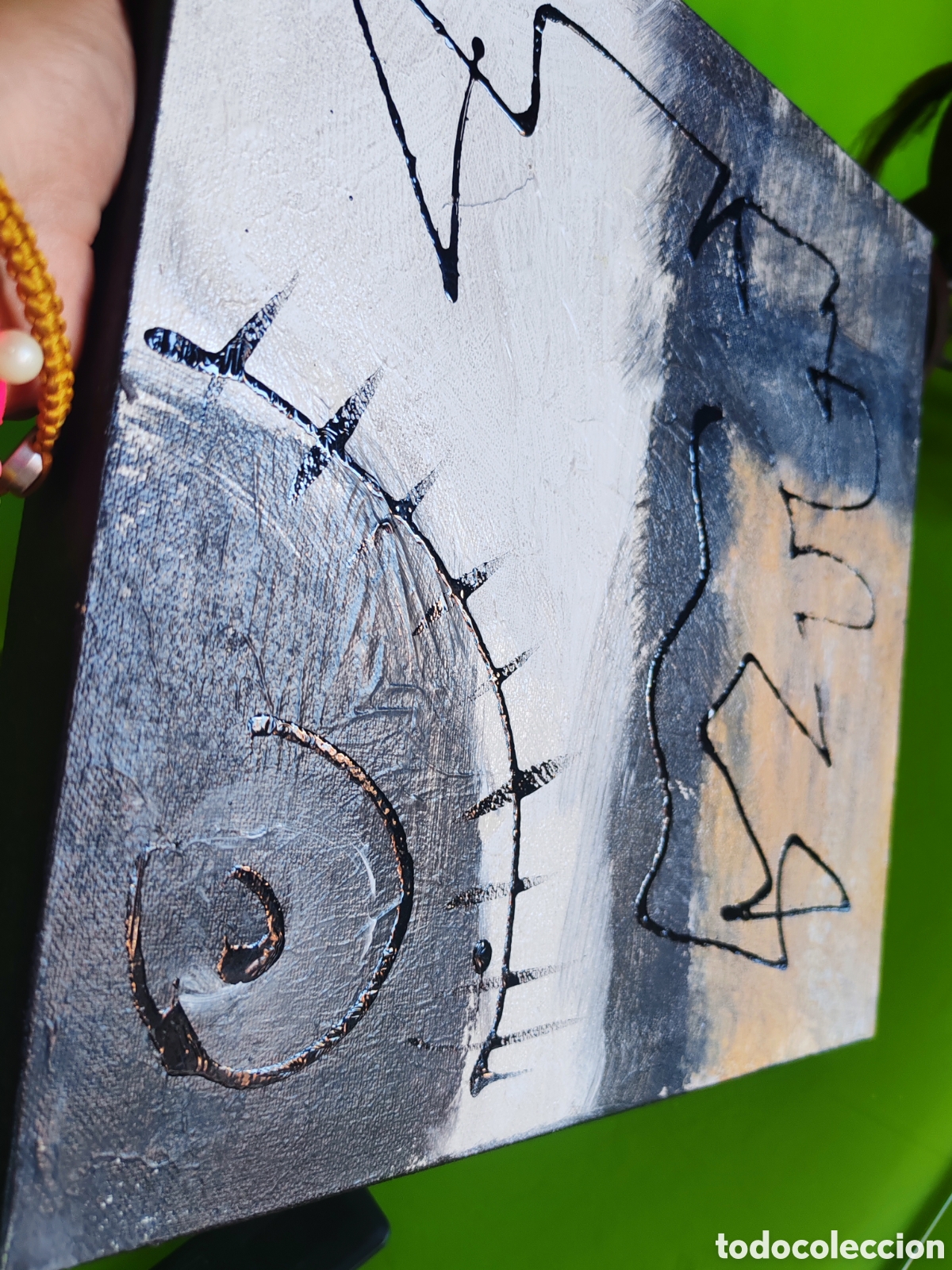 Arte: Pintura abstracta sobre lienzo - Foto 3