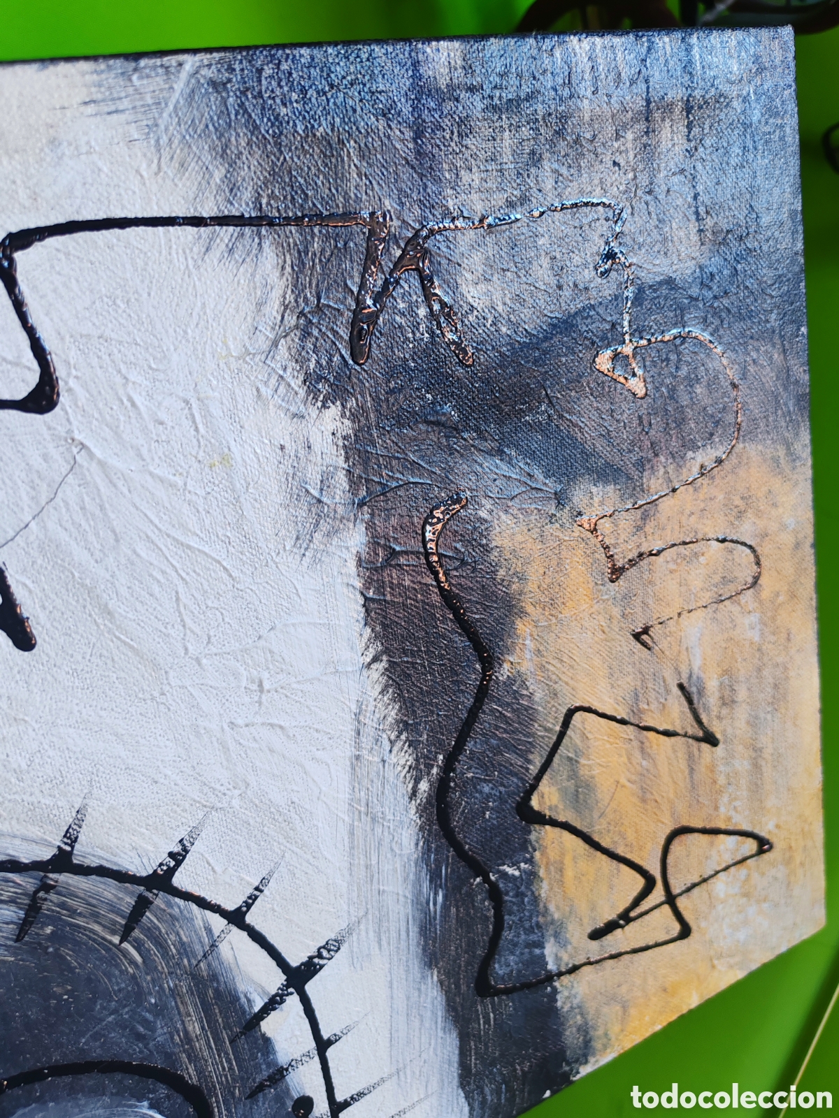 Arte: Pintura abstracta sobre lienzo - Foto 4