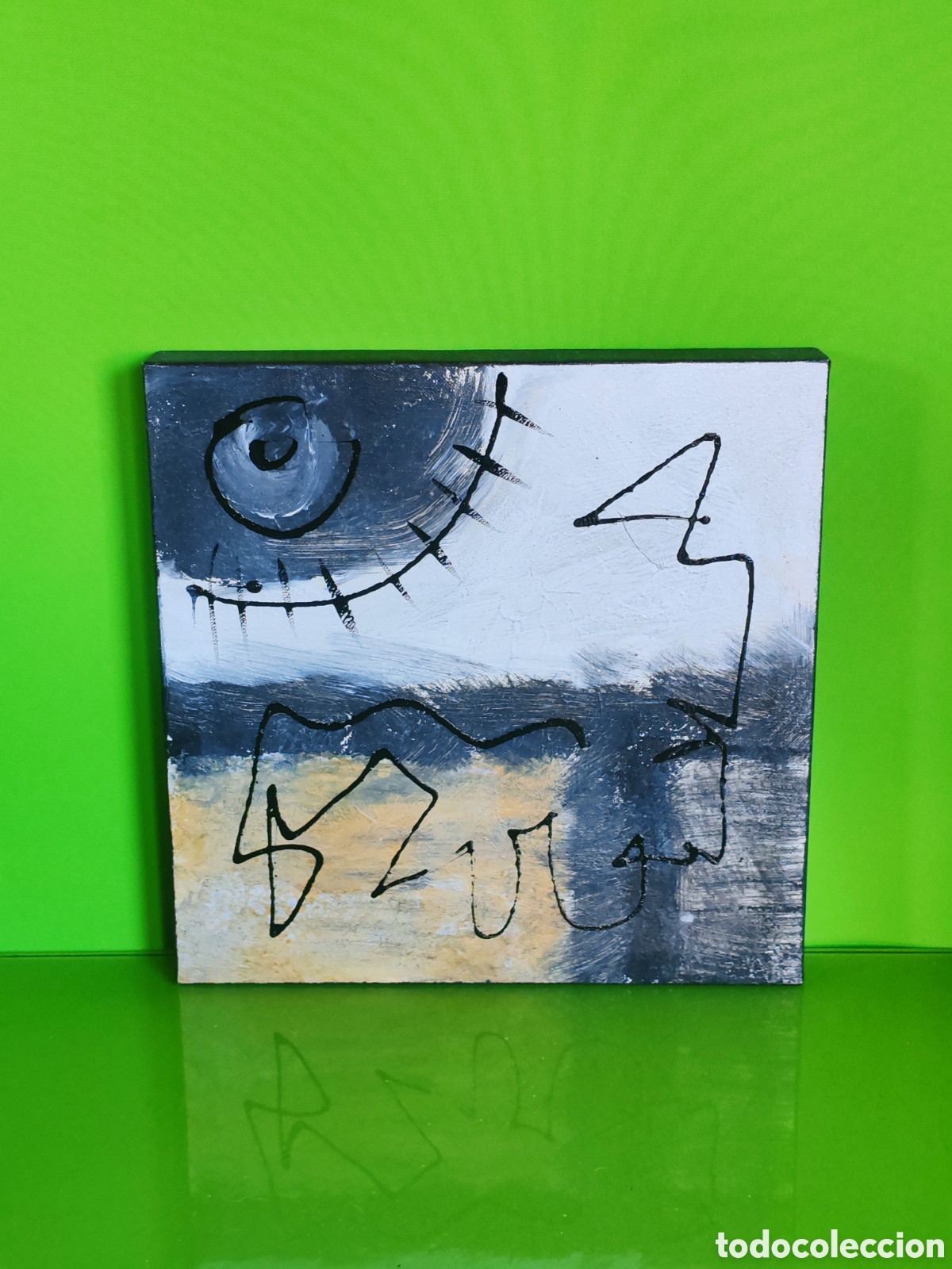 Arte: Pintura abstracta sobre lienzo - Foto 1