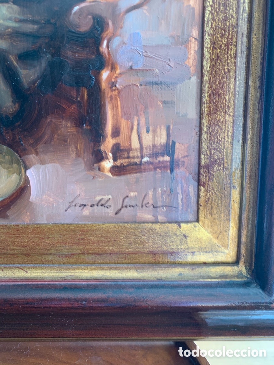 Arte: Cuadro al &ograve;leo de Leopoldo S&aacute;nchez - Foto 2