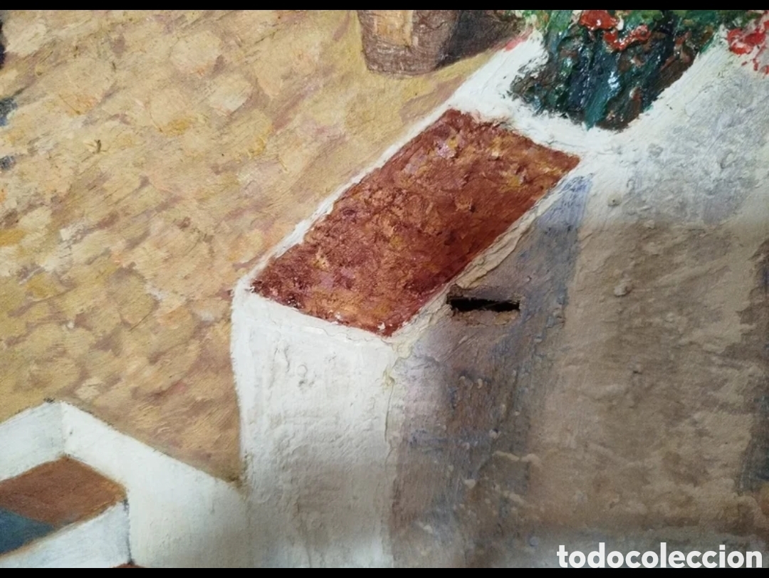 Arte: Cuadro a oleo de un caser&iacute;o - Foto 2