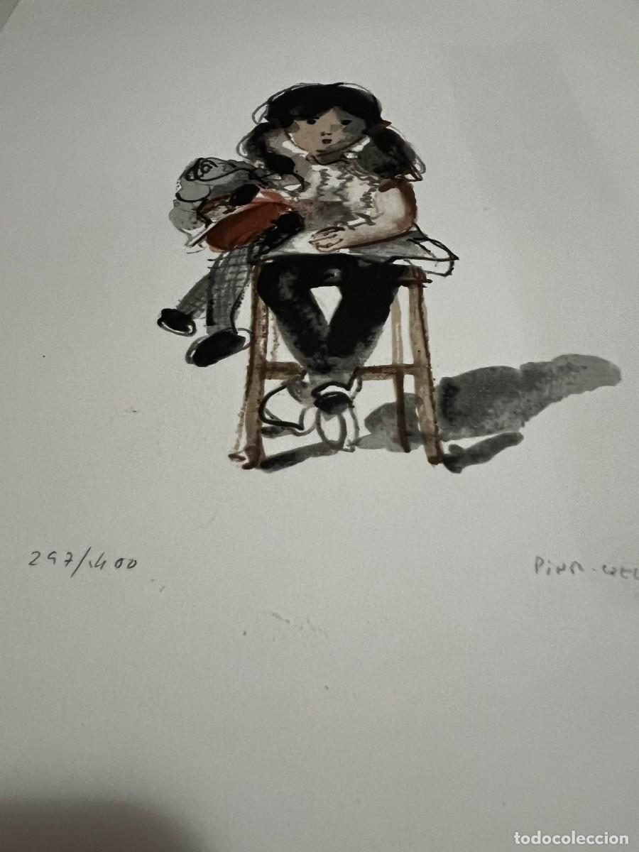 Arte: Luis Pinto Coelho Numerada Menina sentada - Foto 3