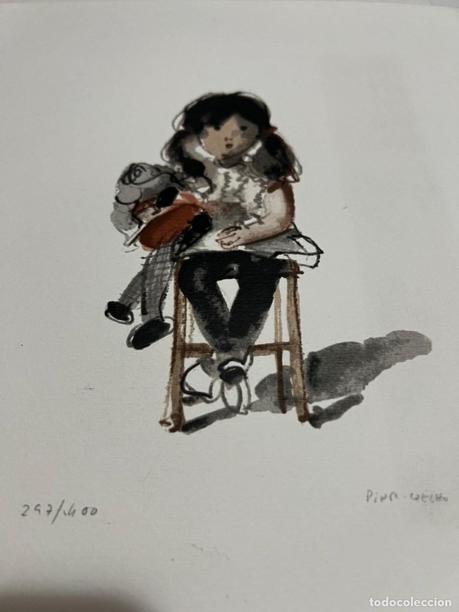 Arte: Luis Pinto Coelho Numerada Menina sentada - Foto 6