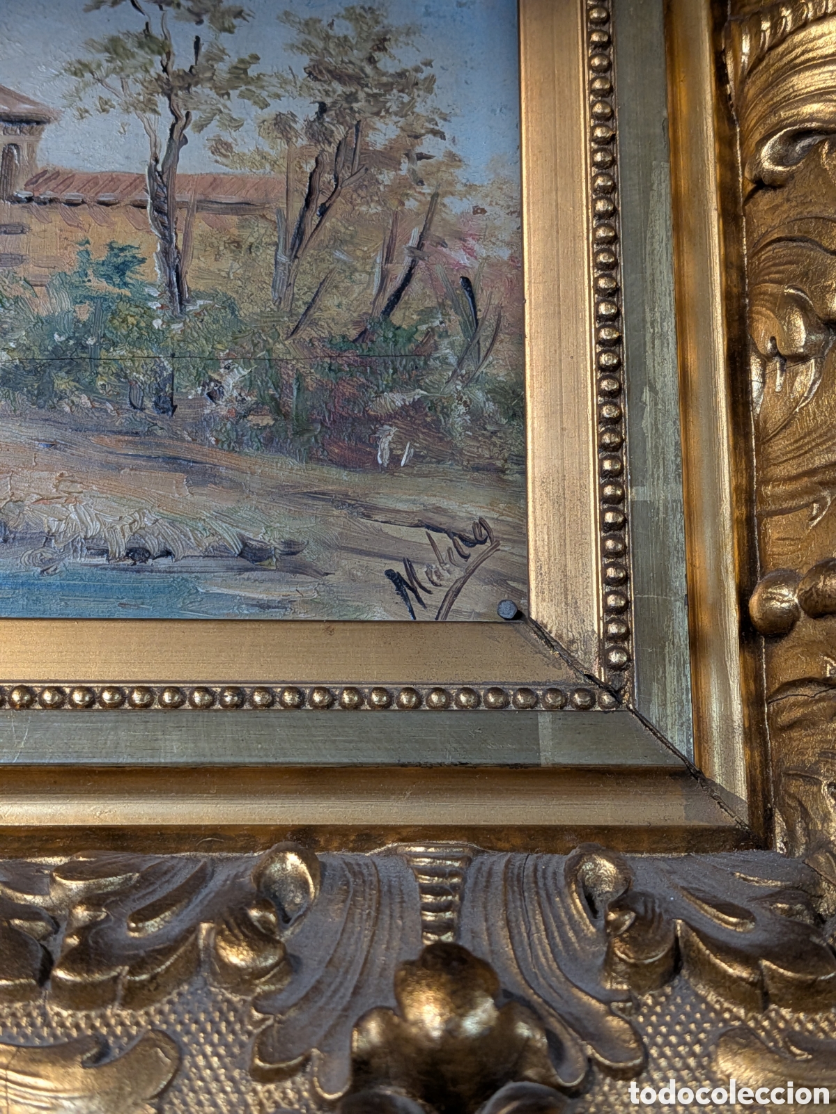 Arte: Oleo sobre tabla, paisaje. REF-4095 - Foto 2