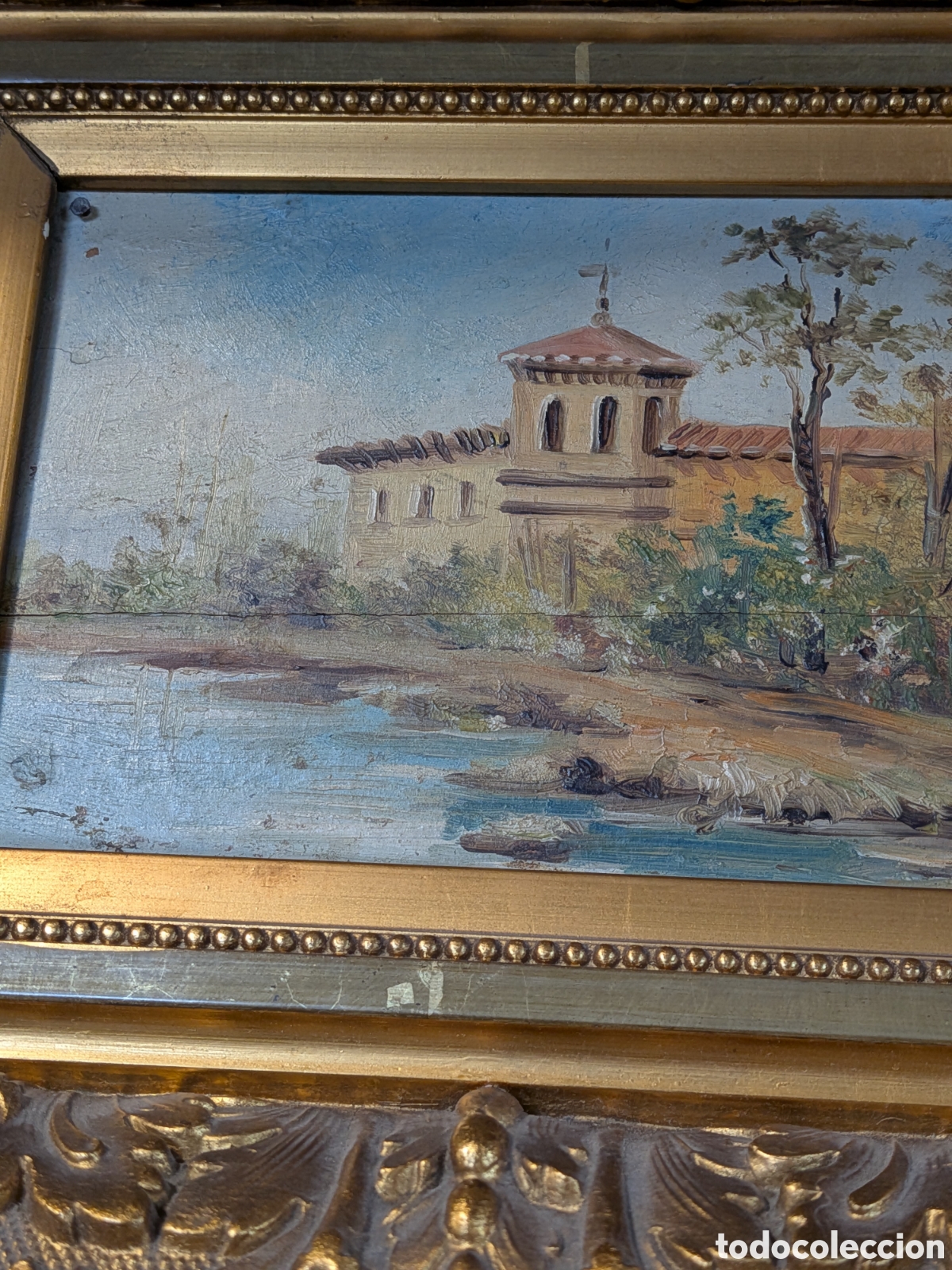 Arte: Oleo sobre tabla, paisaje. REF-4095 - Foto 3