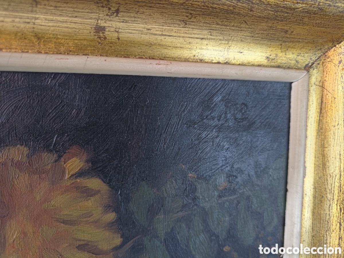 Arte: Excepcional Bodegon Med. S.XX firmado - Foto 3