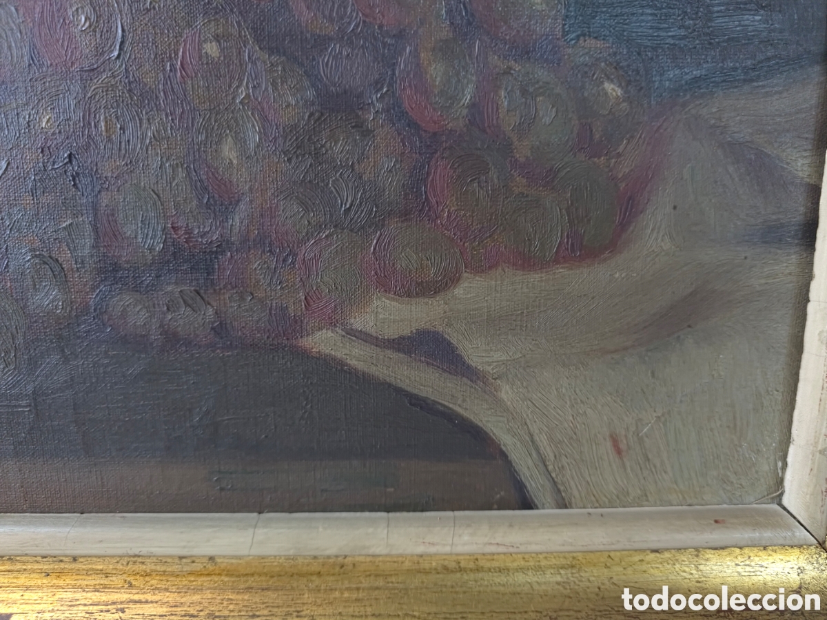 Arte: Excepcional Bodegon Med. S.XX firmado - Foto 9