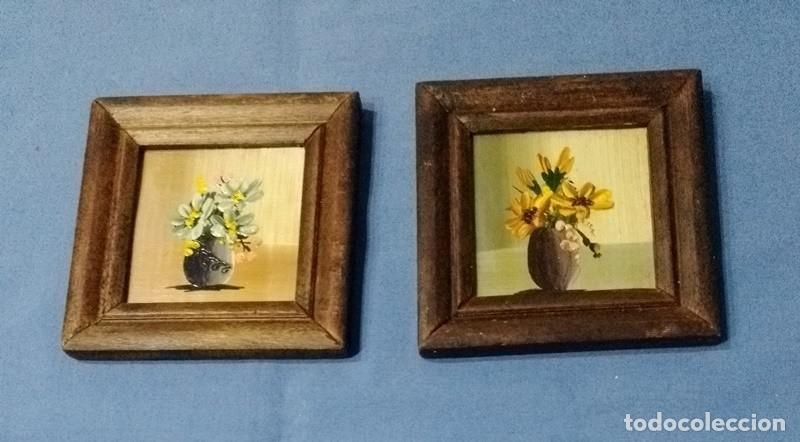 Arte: 2 cuadritos oleo sobre madera - Foto 1