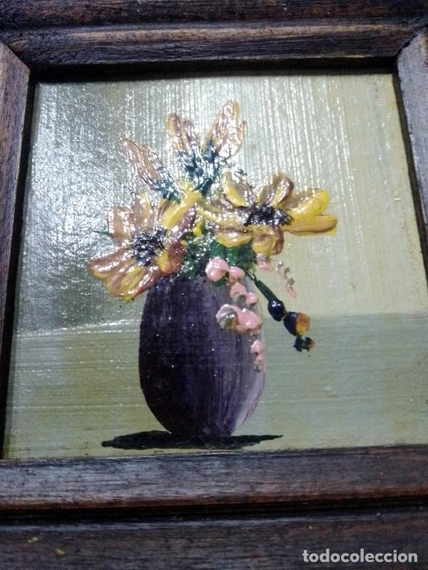 Arte: 2 cuadritos oleo sobre madera - Foto 4