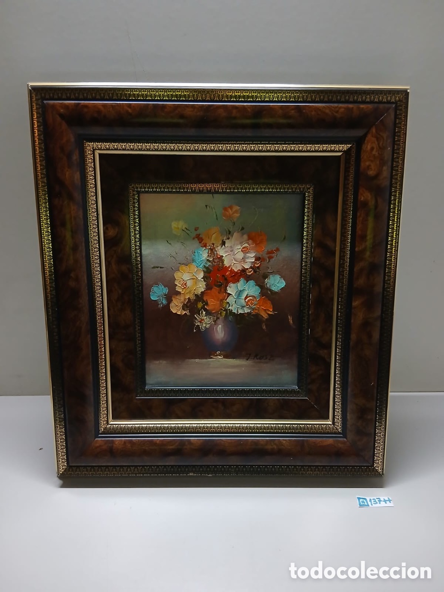 Arte: &Oacute;leo, bodeg&oacute;n de flores - Foto 1