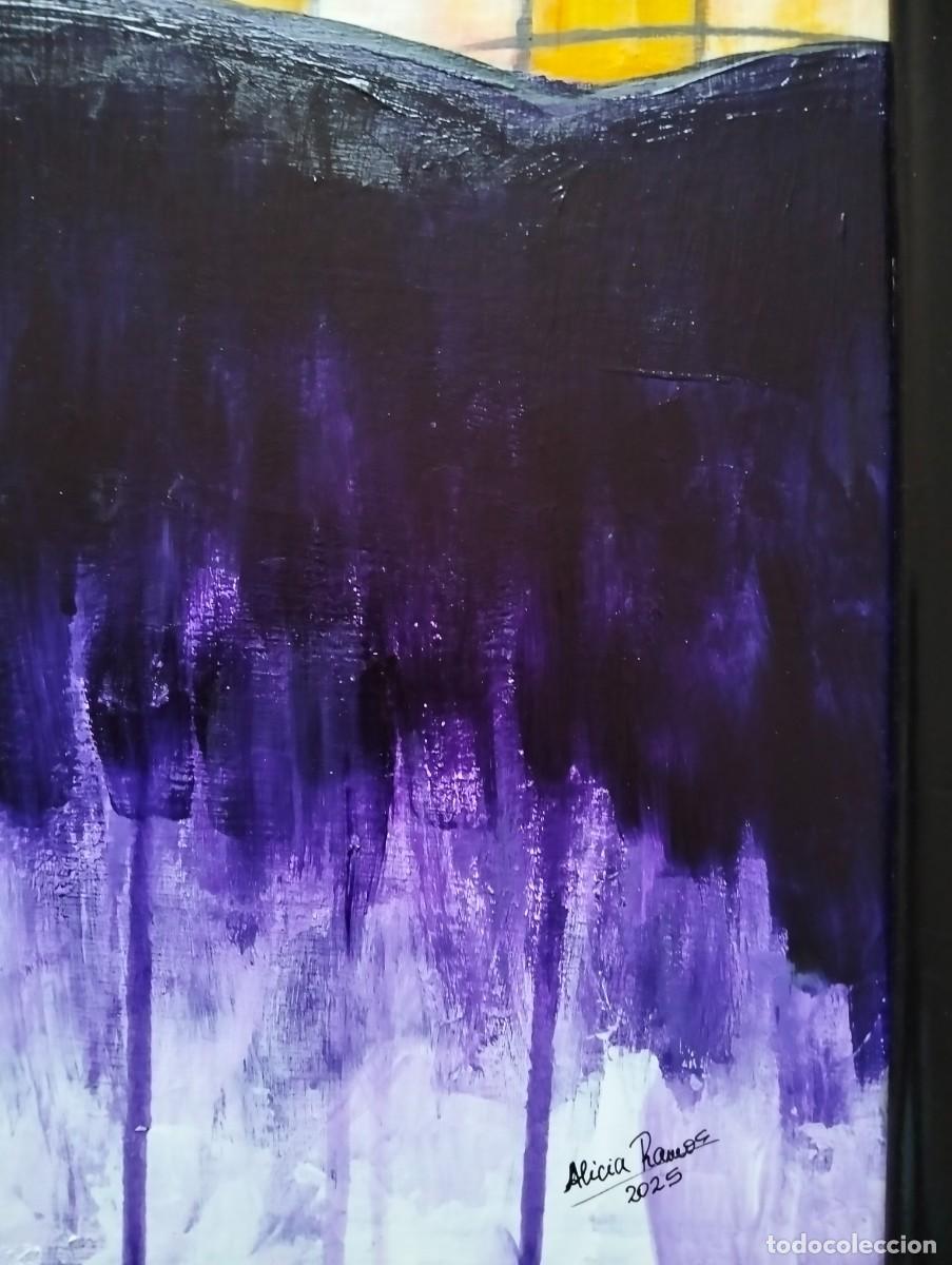 Arte: &rdquo;CASER&Iacute;O&rdquo; Acr&iacute;lico sobre madera 100x68cm con marco. - Foto 9
