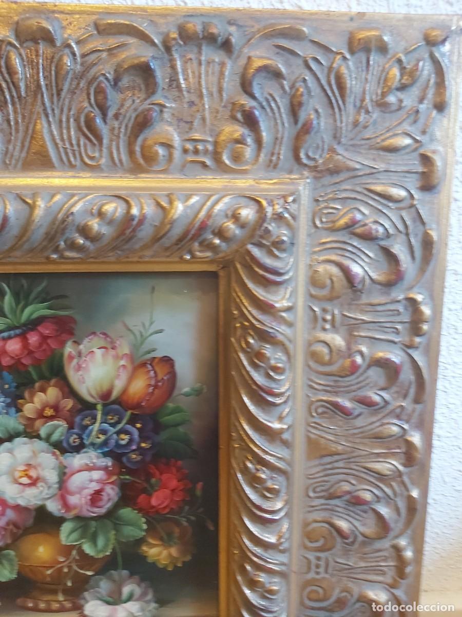 Arte: Cuadro motivos florales oleo - Foto 3