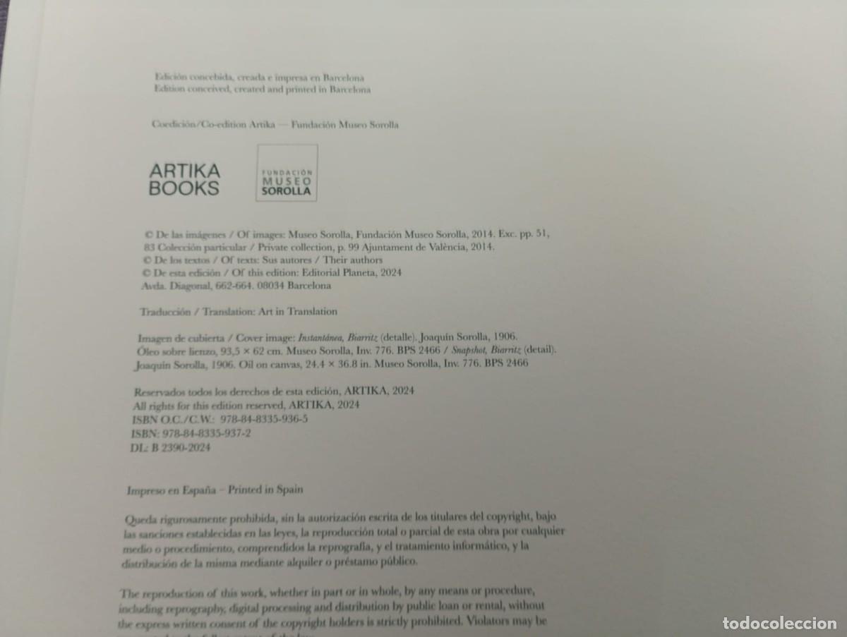Arte: Sorolla &Iacute;ntimo &ndash; Edici&oacute;n Limitada y Numerada - Foto 5