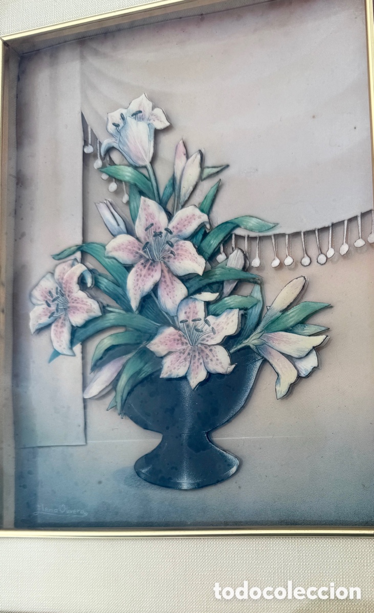 Arte: Elena Olivera cuadro en relieve bodeg&oacute;n - Foto 7