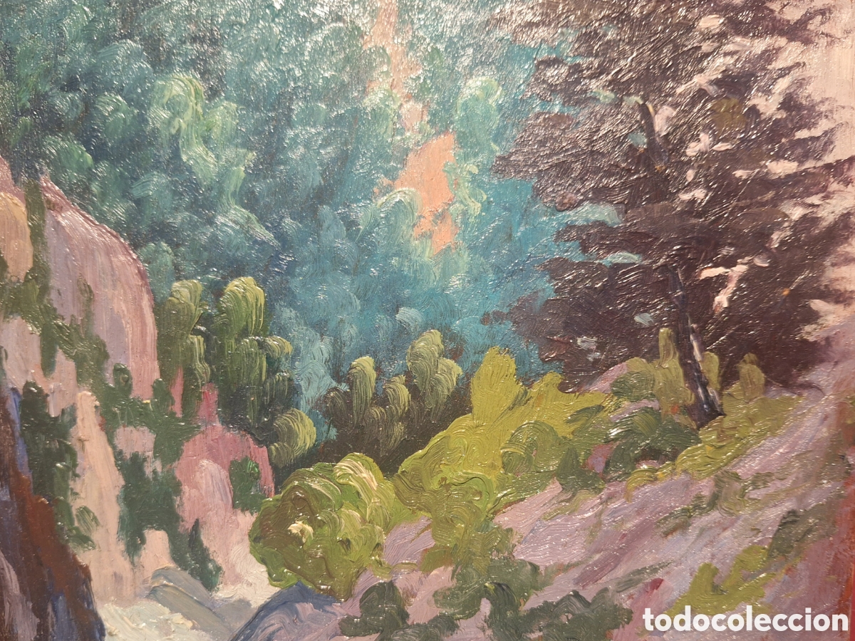 Arte: PAISAJE. C&Iacute;RCULO DE TARRASS&Oacute;. - Foto 2