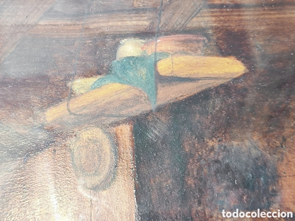 Arte: &Oacute;LEO SOBRE TABLA; E. S. GREIG, &rdquo;INTERIOR&rdquo; - Foto 9