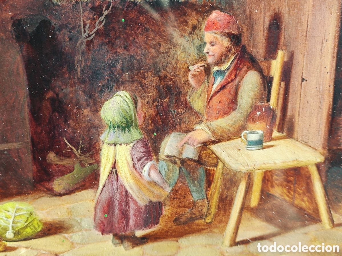 Arte: &Oacute;LEO SOBRE TABLA; E. S. GREIG, &rdquo;INTERIOR&rdquo; - Foto 17