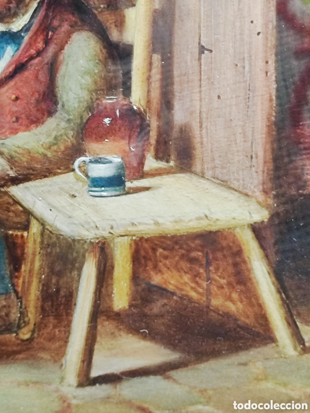 Arte: &Oacute;LEO SOBRE TABLA; E. S. GREIG, &rdquo;INTERIOR&rdquo; - Foto 18
