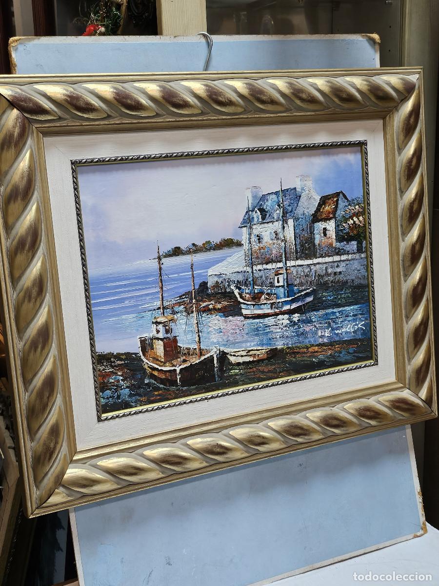 Arte: cuadro con pintura al oleo - Foto 1