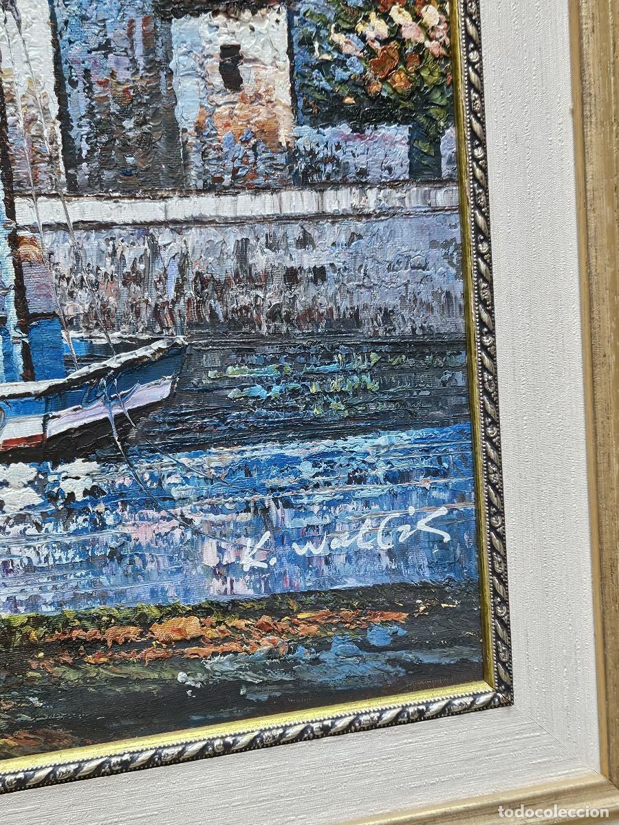 Arte: cuadro con pintura al oleo - Foto 5