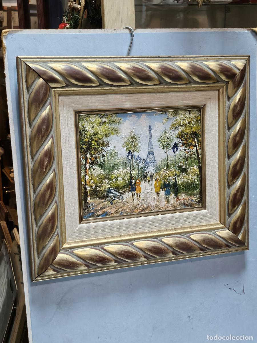 Arte: cuadro con pintura antigua - Foto 1