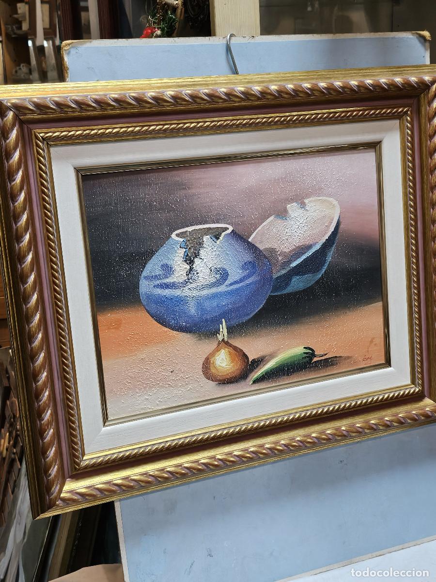 Arte: cuadro al oleo bodegon - Foto 1