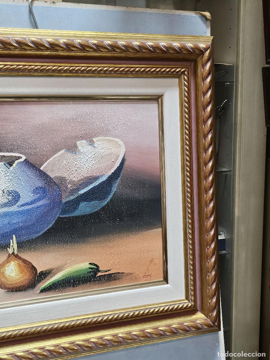 Arte: cuadro al oleo bodegon - Foto 7