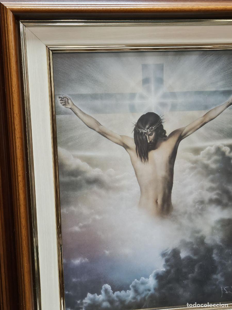 Arte: cuadro con lamina religiosa - Foto 2