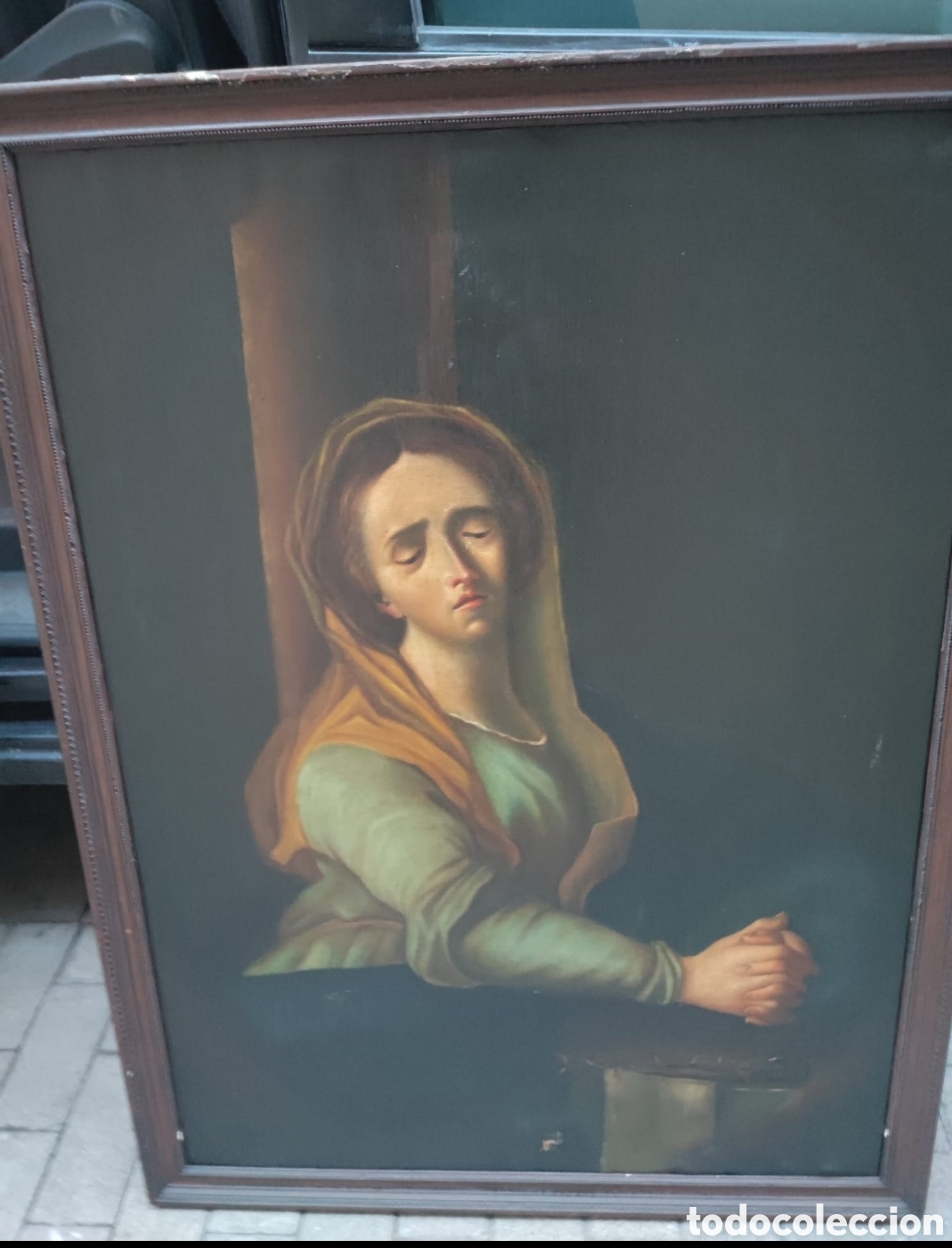 Arte: &Oacute;leo VIRGEN LA DOLOROSA - Foto 1