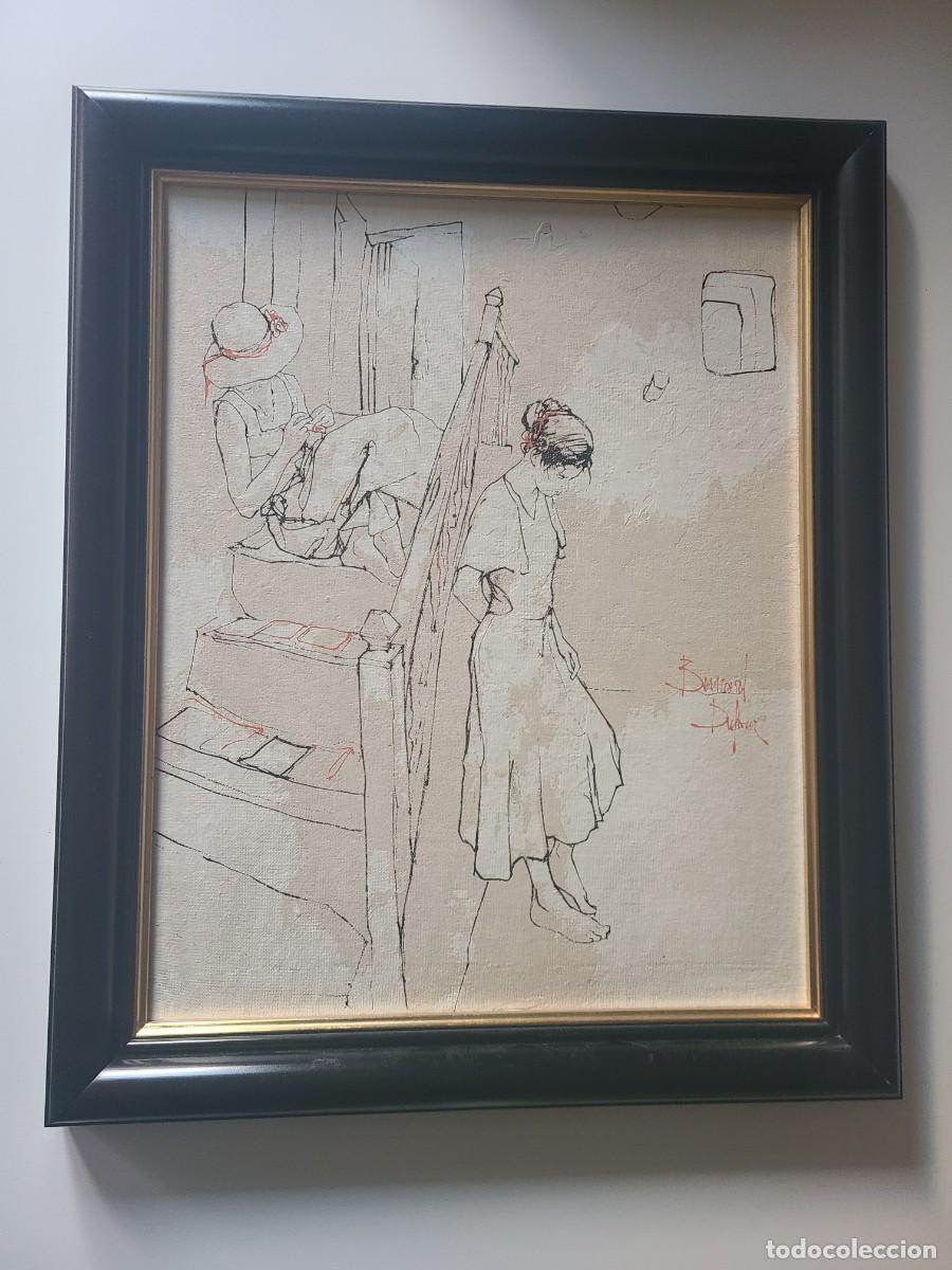 Arte: Cuadro Bernard Dufour enmarcado - Foto 1