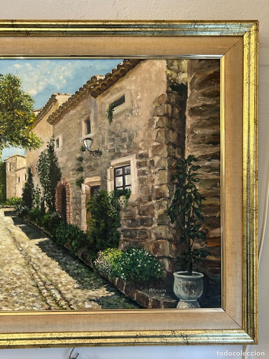 Arte: &Oacute;leo sobre lienzo Rinc&oacute;n provenzal 1988 - Foto 4