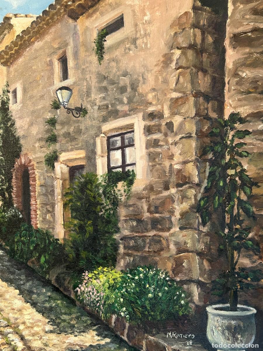 Arte: &Oacute;leo sobre lienzo Rinc&oacute;n provenzal 1988 - Foto 6