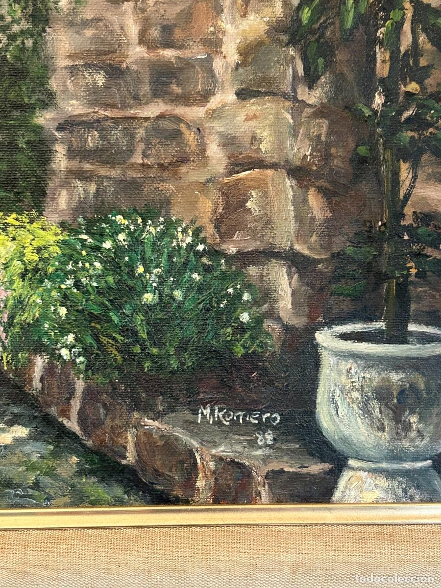 Arte: &Oacute;leo sobre lienzo Rinc&oacute;n provenzal 1988 - Foto 7